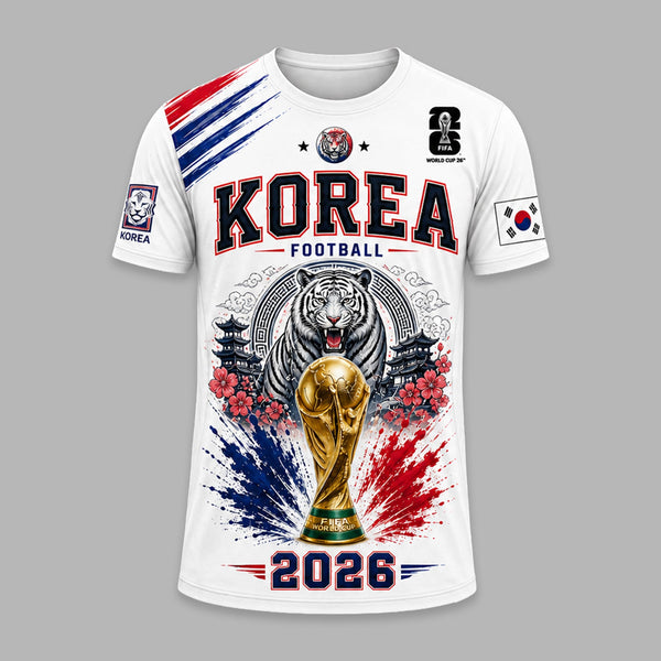 South Korea World Cup 2026 Premium T-Shirt PVT011