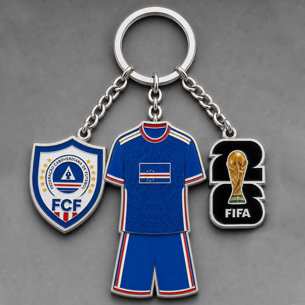 Cape Verde World Cup 2026 Keychain
