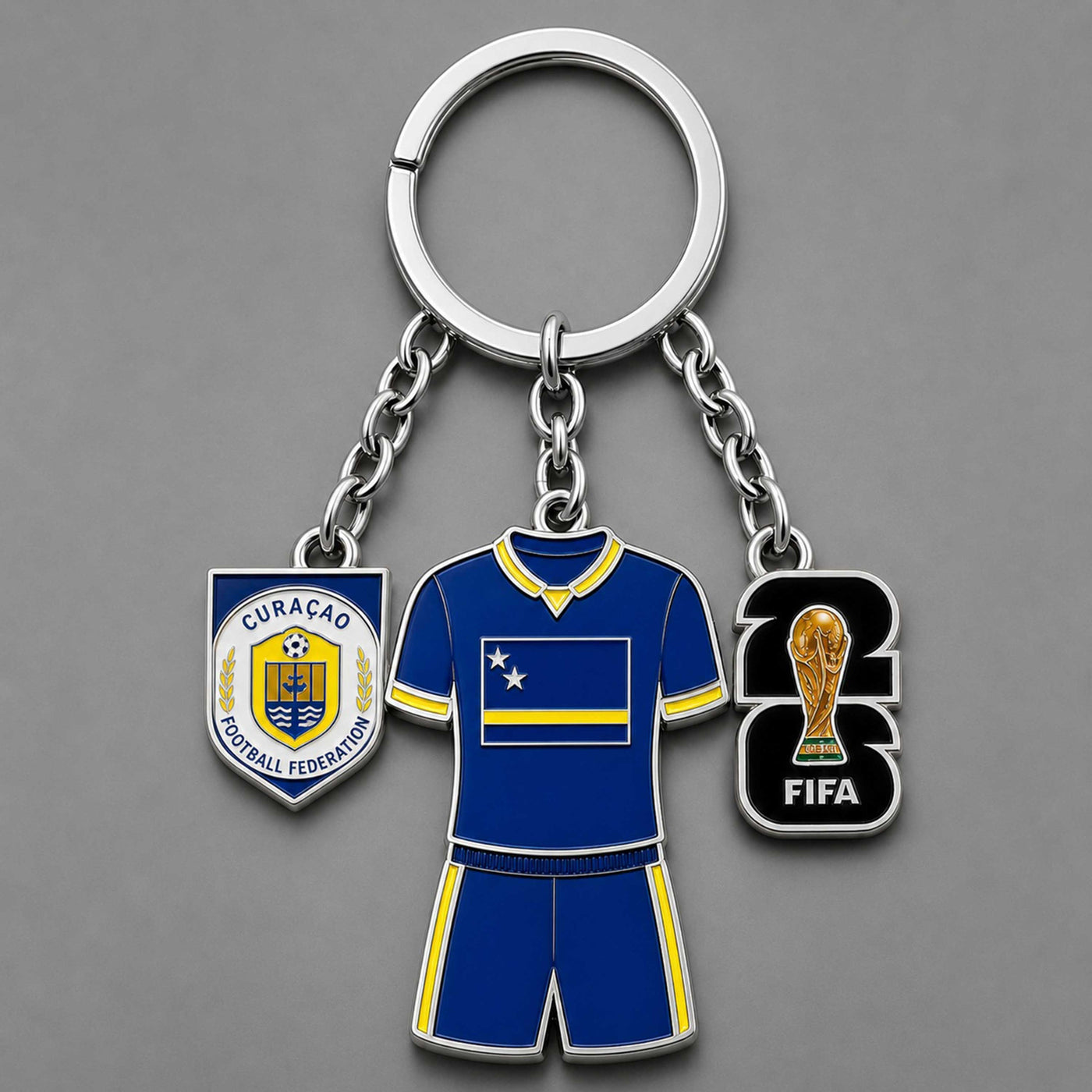Curaçao World Cup 2026 Keychain