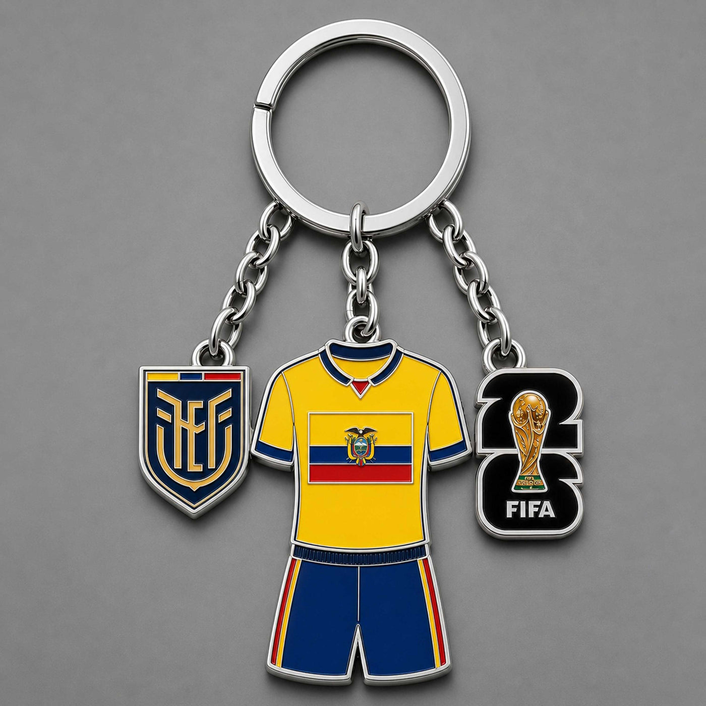 Ecuador World Cup 2026 Keychain