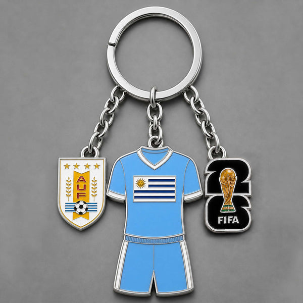 Uruguay World Cup 2026 Keychain