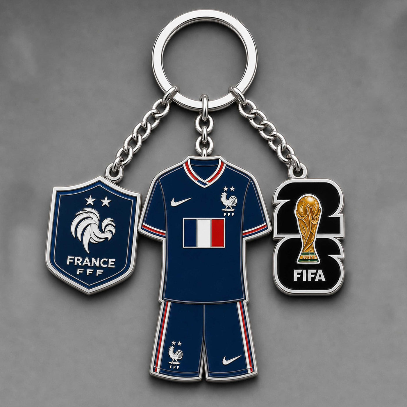 France World Cup 2026 Keychain