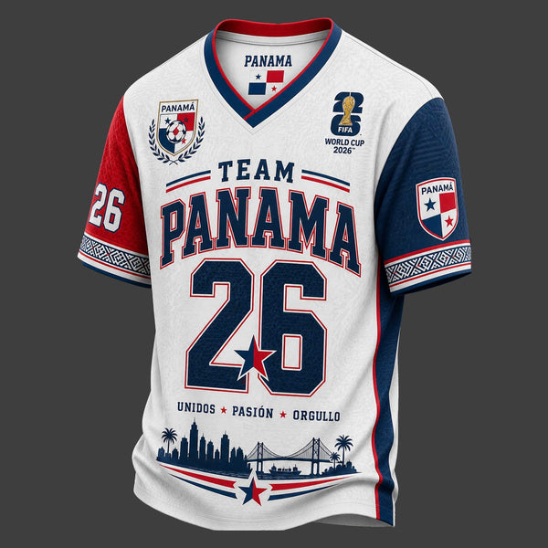 Panama World Cup 2026 V-Neck Jersey