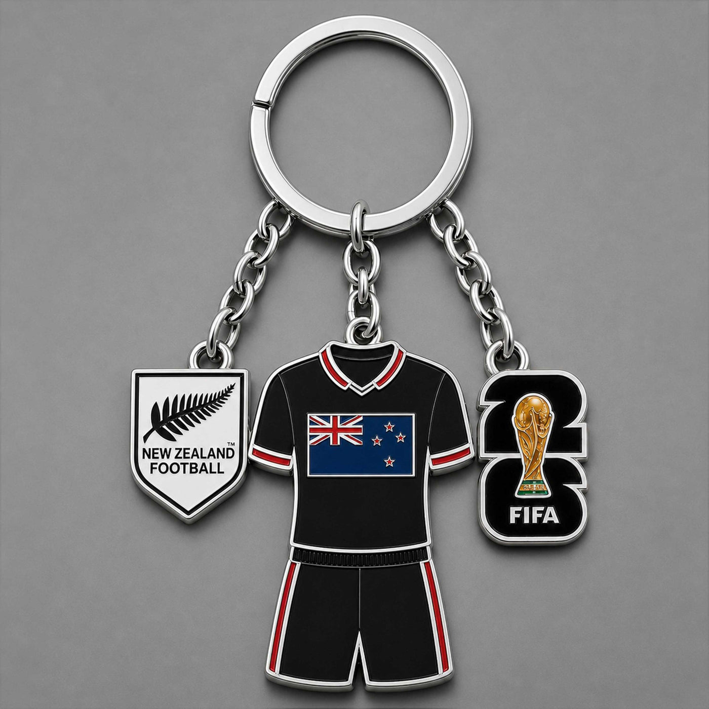 New Zealand World Cup 2026 Keychain