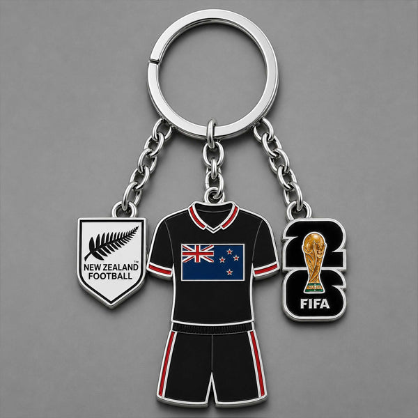 New Zealand World Cup 2026 Keychain