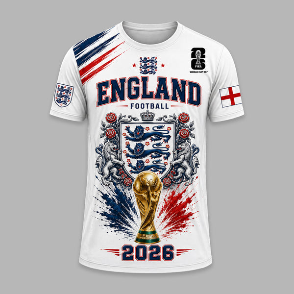 England World Cup 2026 Premium T-Shirt PVT011