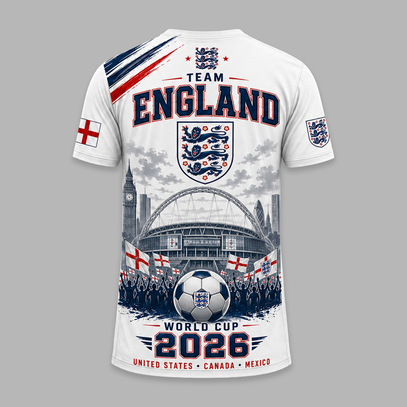 England World Cup 2026 Premium T-Shirt PVT011