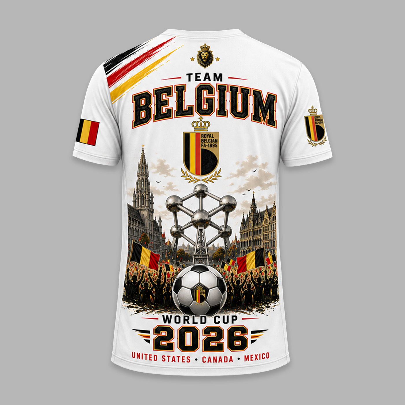 Belgium World Cup 2026 Premium T-Shirt PVT011