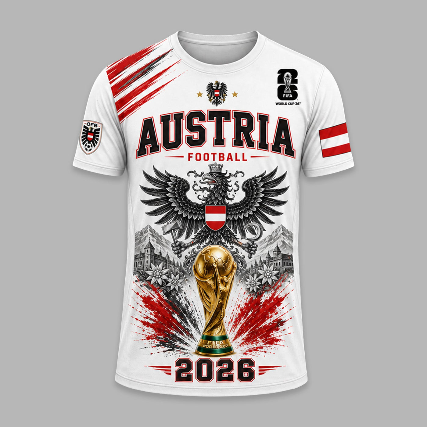 Austria World Cup 2026 Premium T-Shirt PVT011