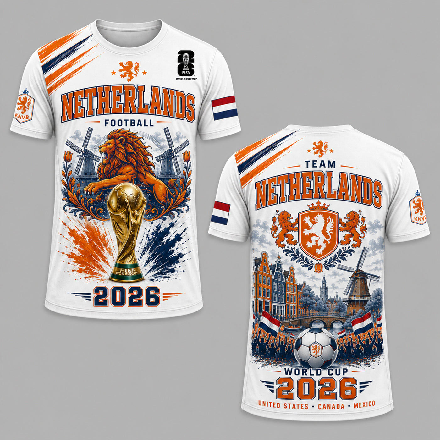 Netherlands World Cup 2026 Premium T-Shirt PVT011