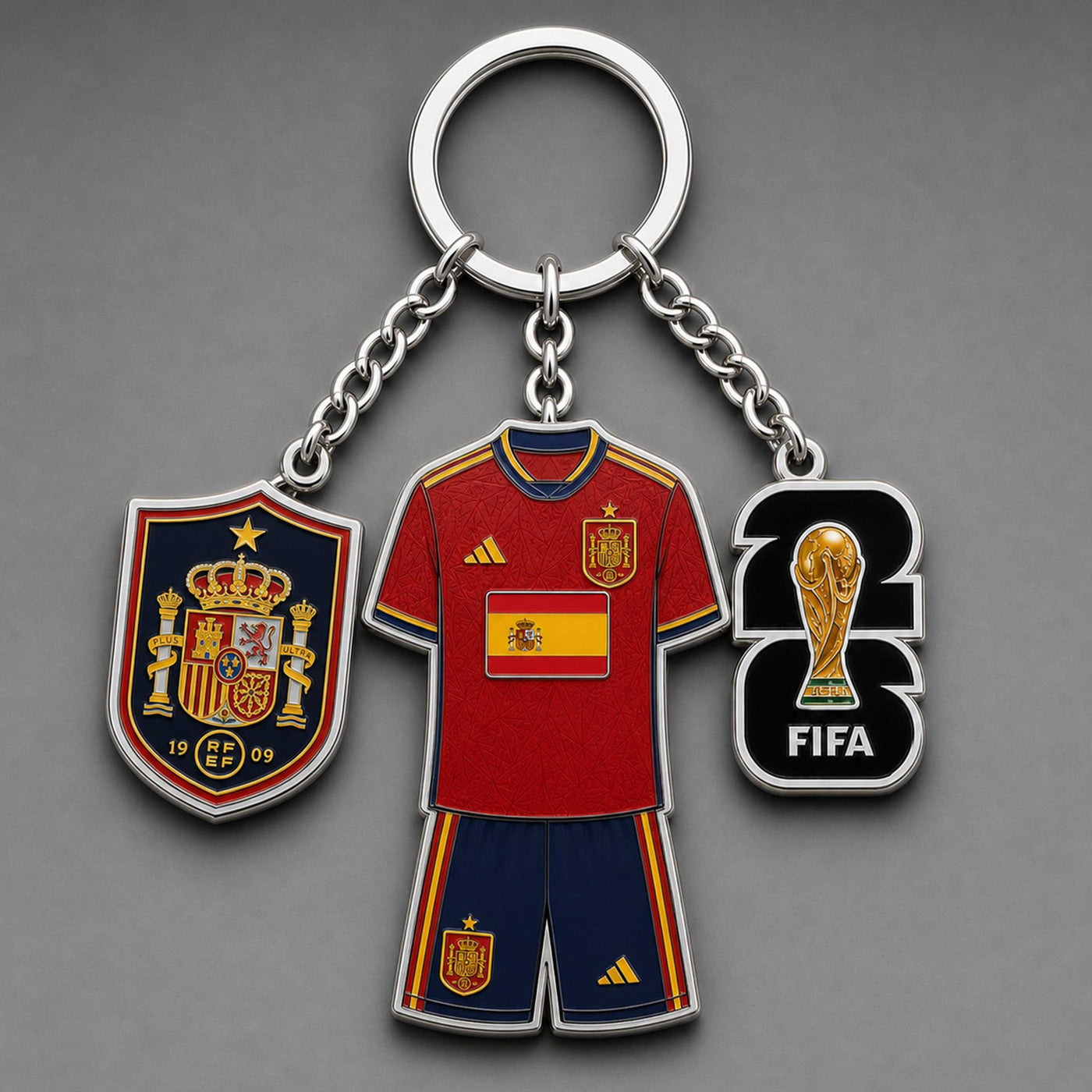 Spain World Cup 2026 Keychain