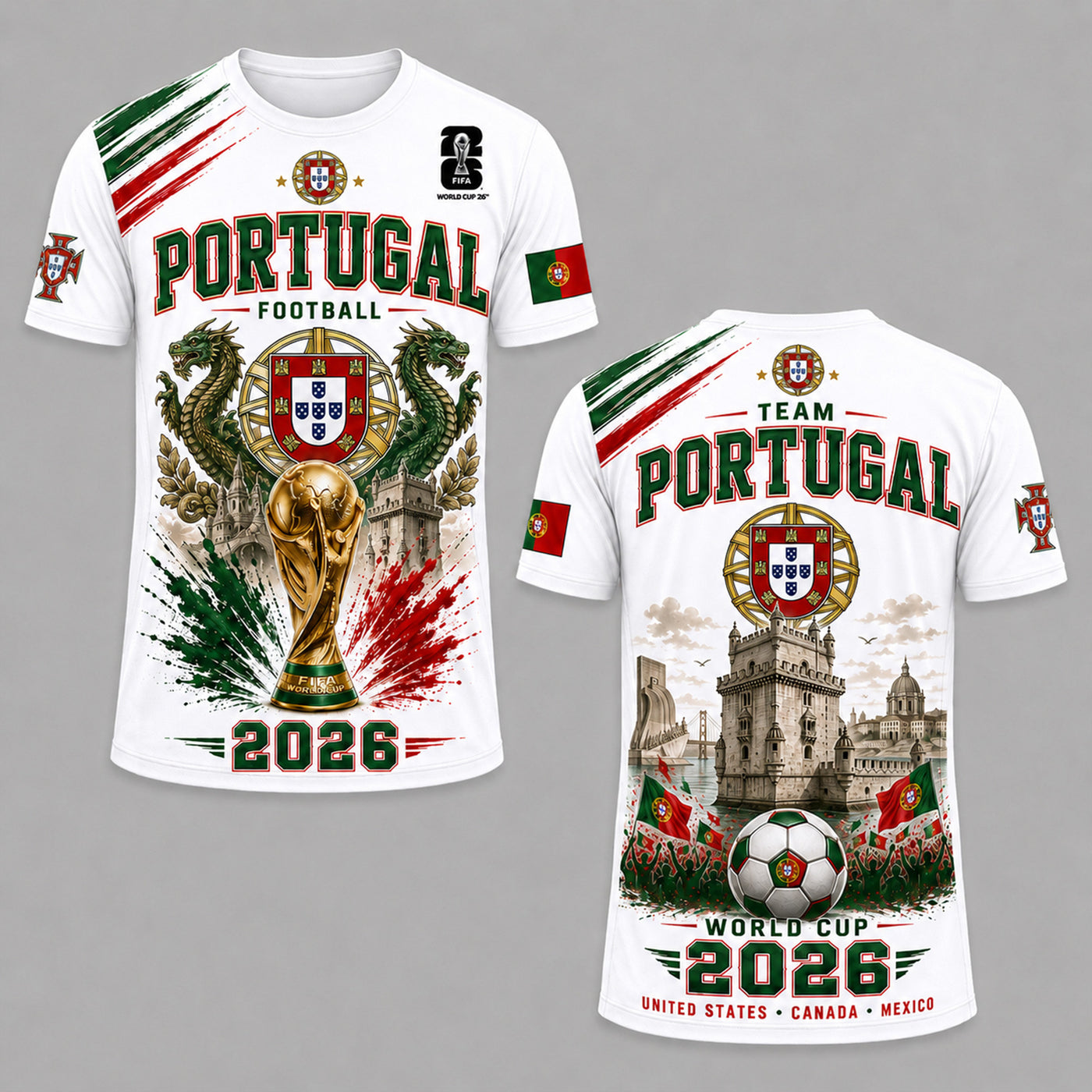 Portugal World Cup 2026 Premium T-Shirt PVT011