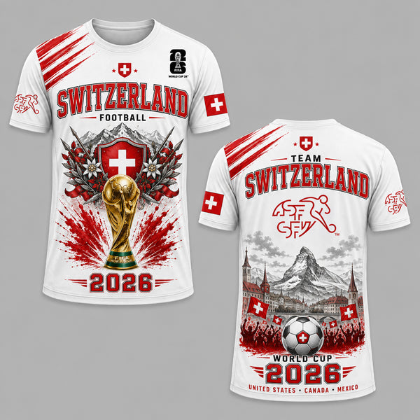 Switzerland World Cup 2026 Premium T-Shirt PVT011