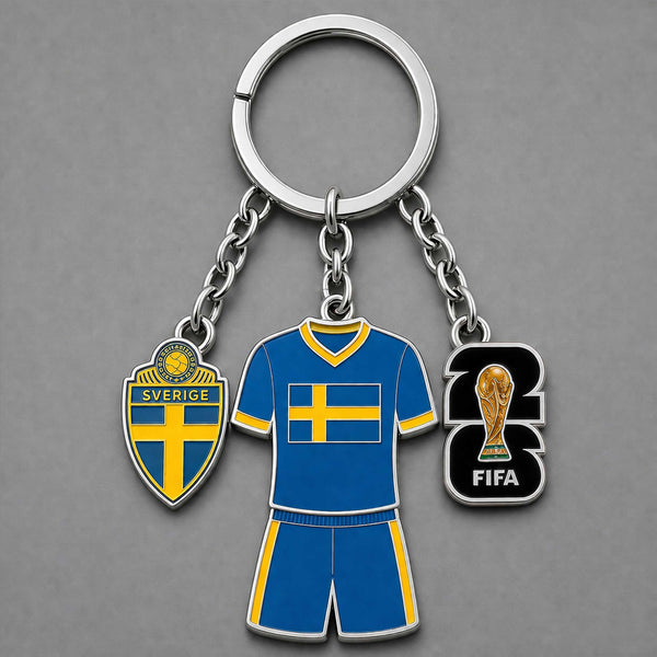 Sweden World Cup 2026 Keychain