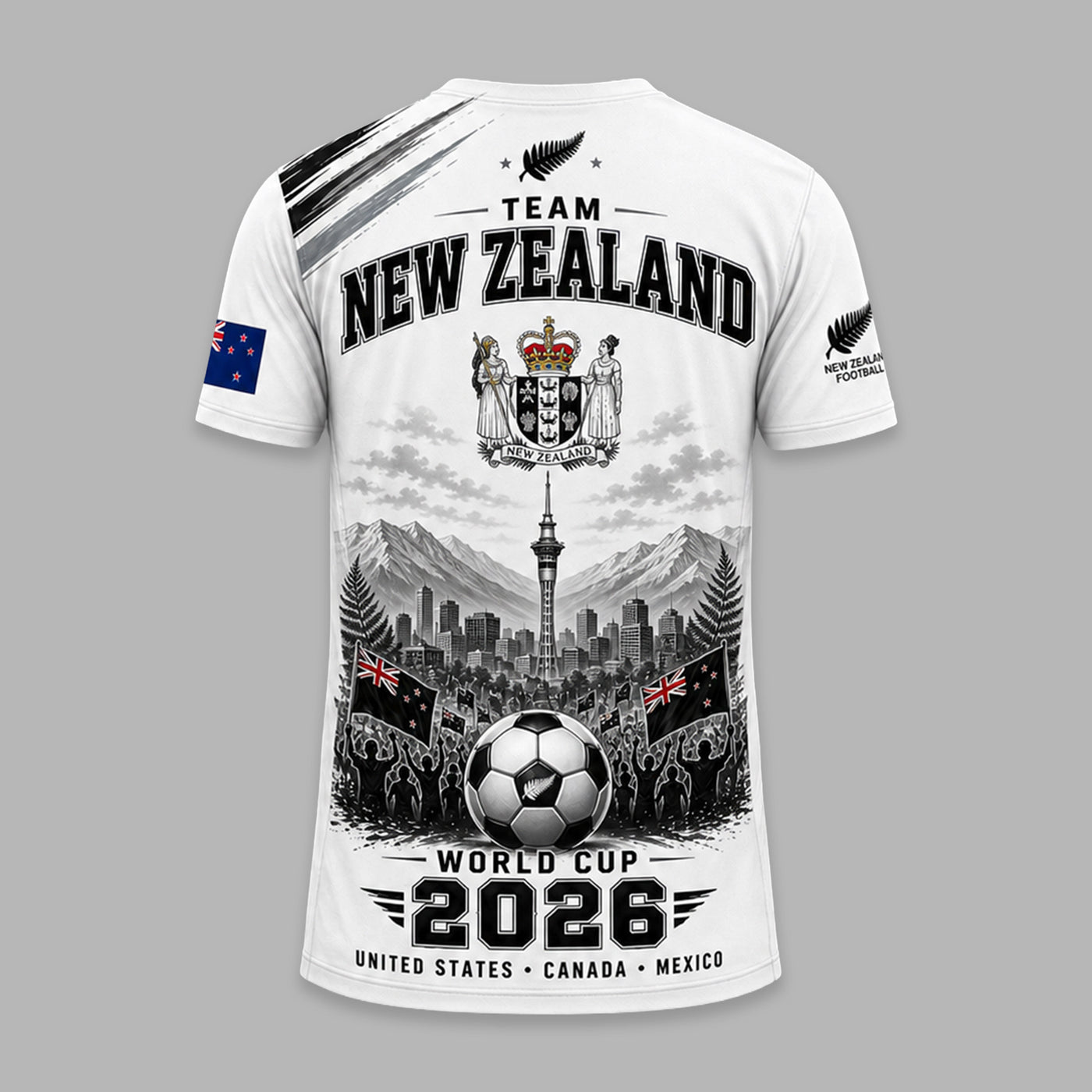 New Zealand World Cup 2026 Premium T-Shirt PVT011