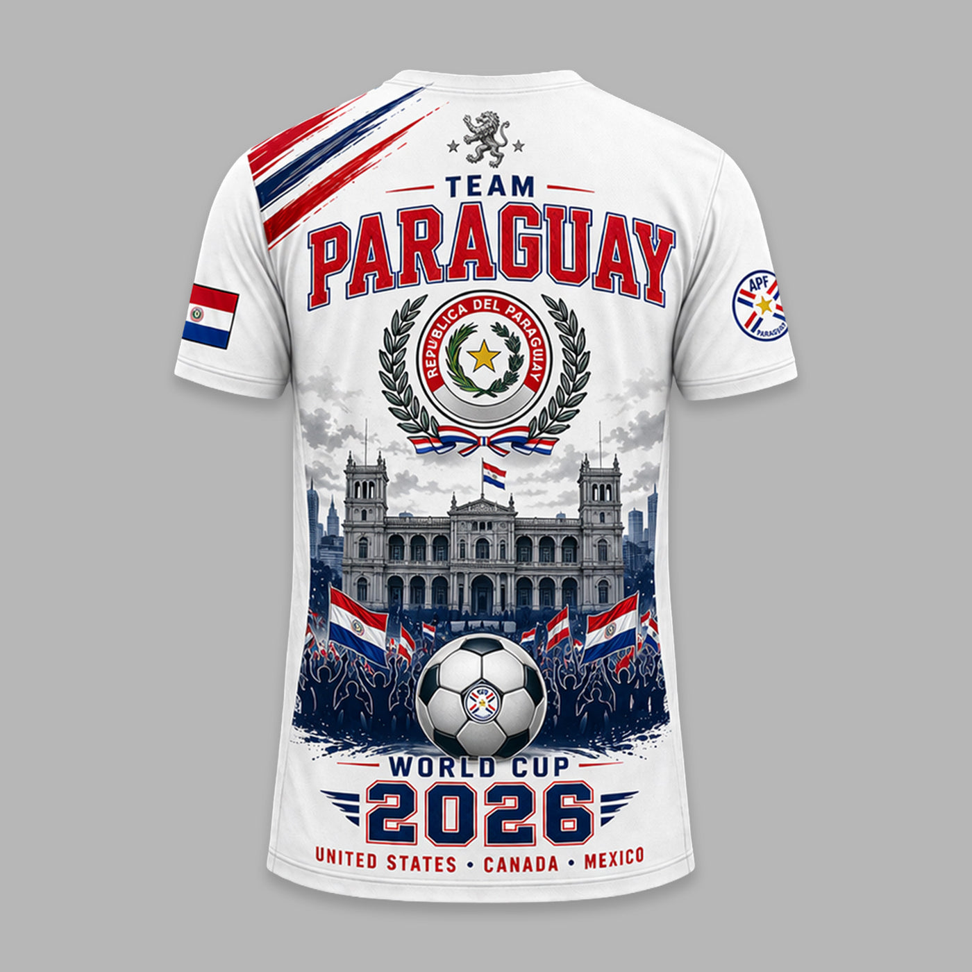 Paraguay World Cup 2026 Premium T-Shirt PVT011