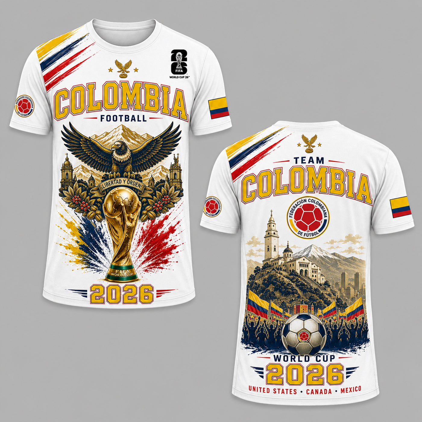 Colombia World Cup 2026 Premium T-Shirt PVT011