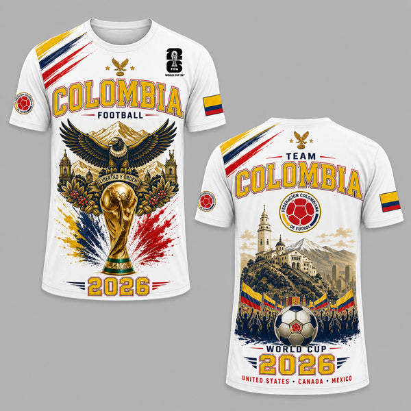Colombia World Cup 2026 Premium T-Shirt PVT011