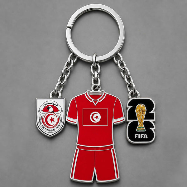 Tunisia World Cup 2026 Keychain