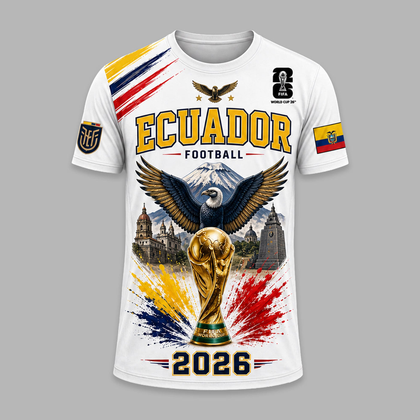 Ecuador World Cup 2026 Premium T-Shirt PVT011