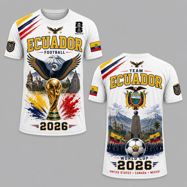 Ecuador World Cup 2026 Premium T-Shirt PVT011