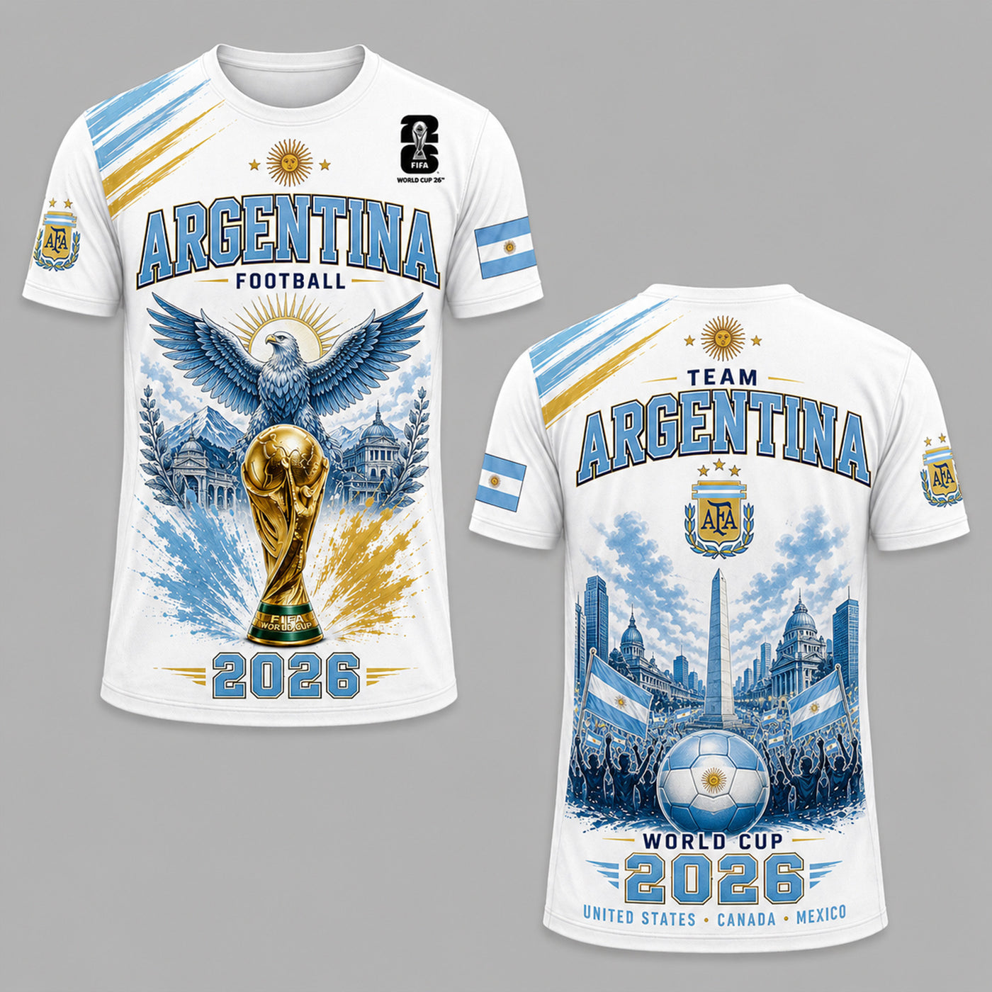 Argentina World Cup 2026 Premium T-Shirt PVT011