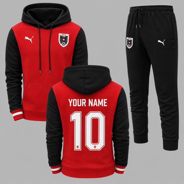 Austria 2026 World Cup Home Hoodie Jogger Set PVT03