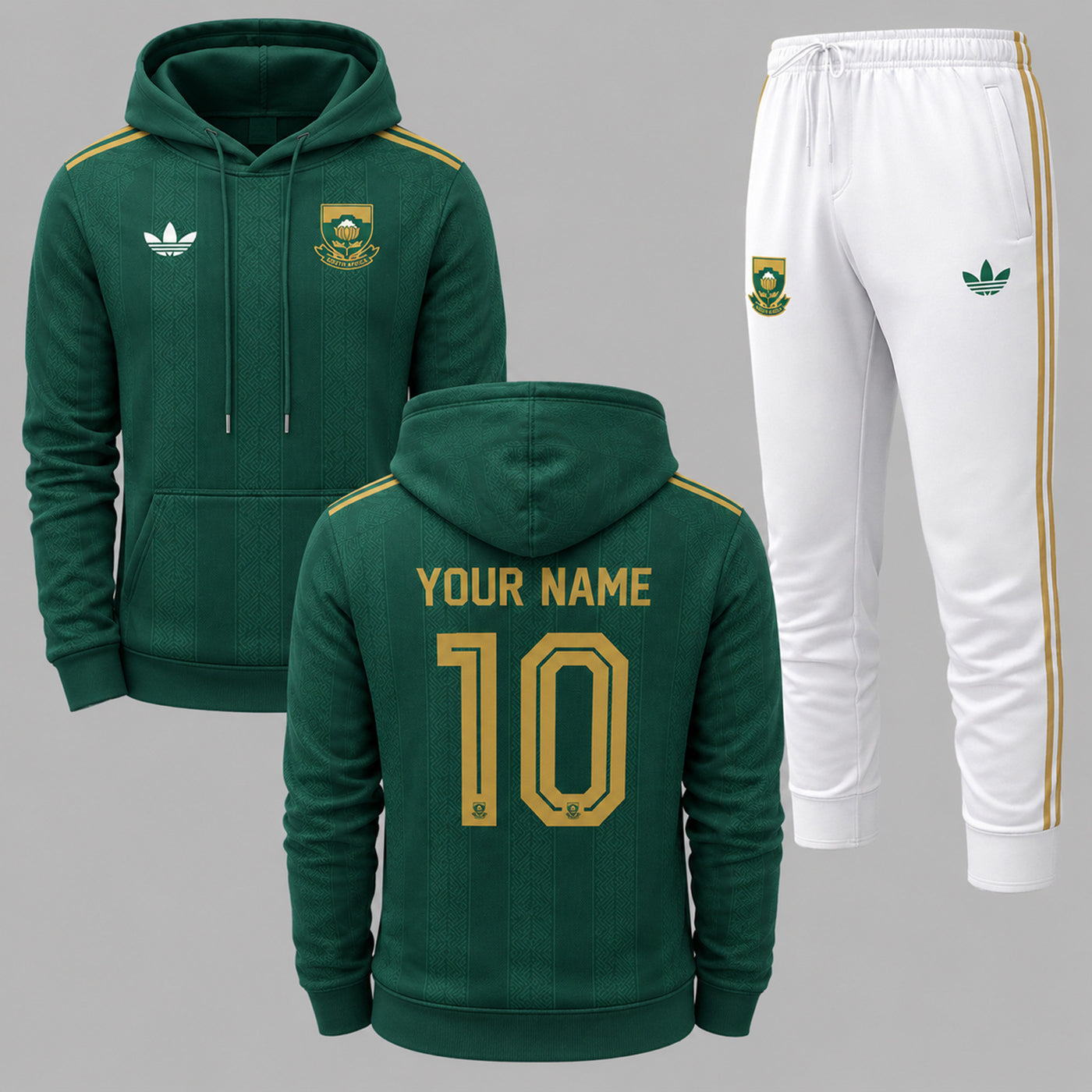 South Africa 2026 World Cup Away Hoodie Jogger Set PVT03