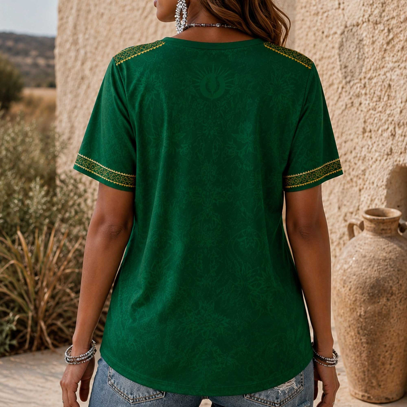 Australia World Cup 2026 Heritage Women V-neck Shirt