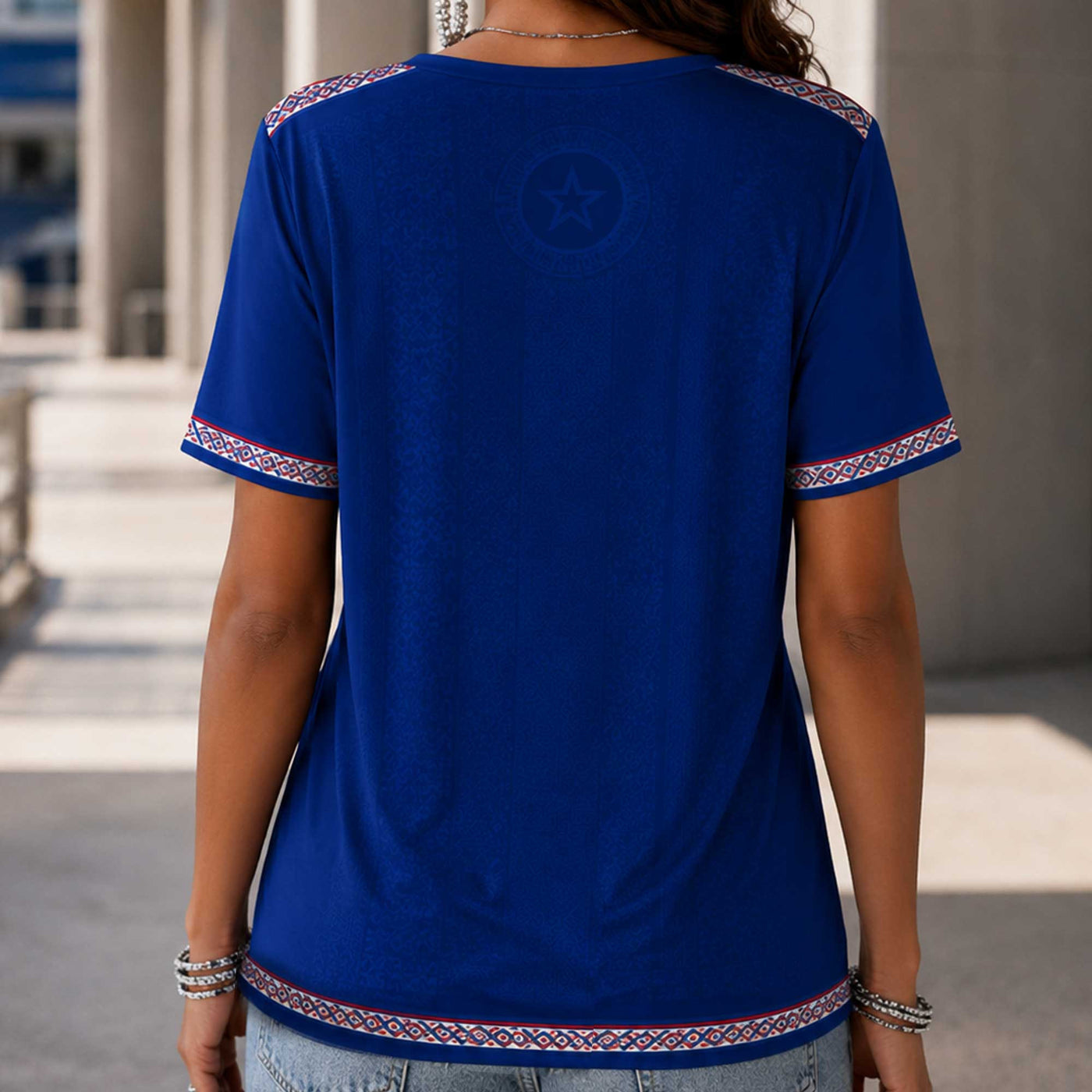 Paraguay World Cup 2026 Heritage Women V-neck Shirt