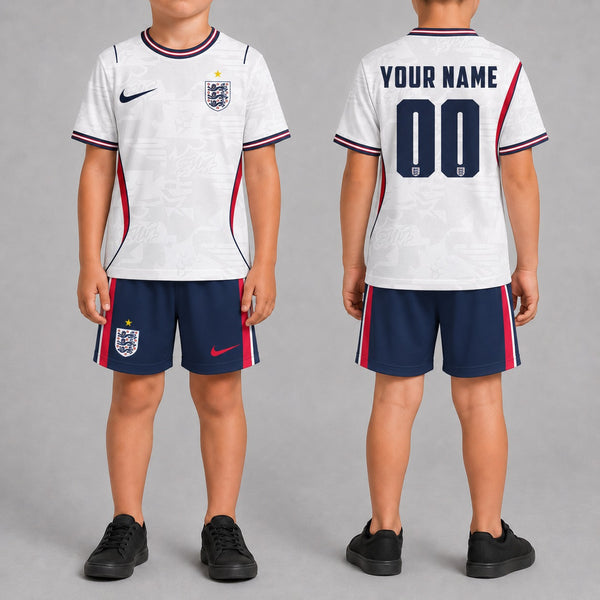 England World Cup 2026 Home Kits For Kid