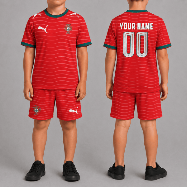 Portugal World Cup 2026 Home Kits For Kid