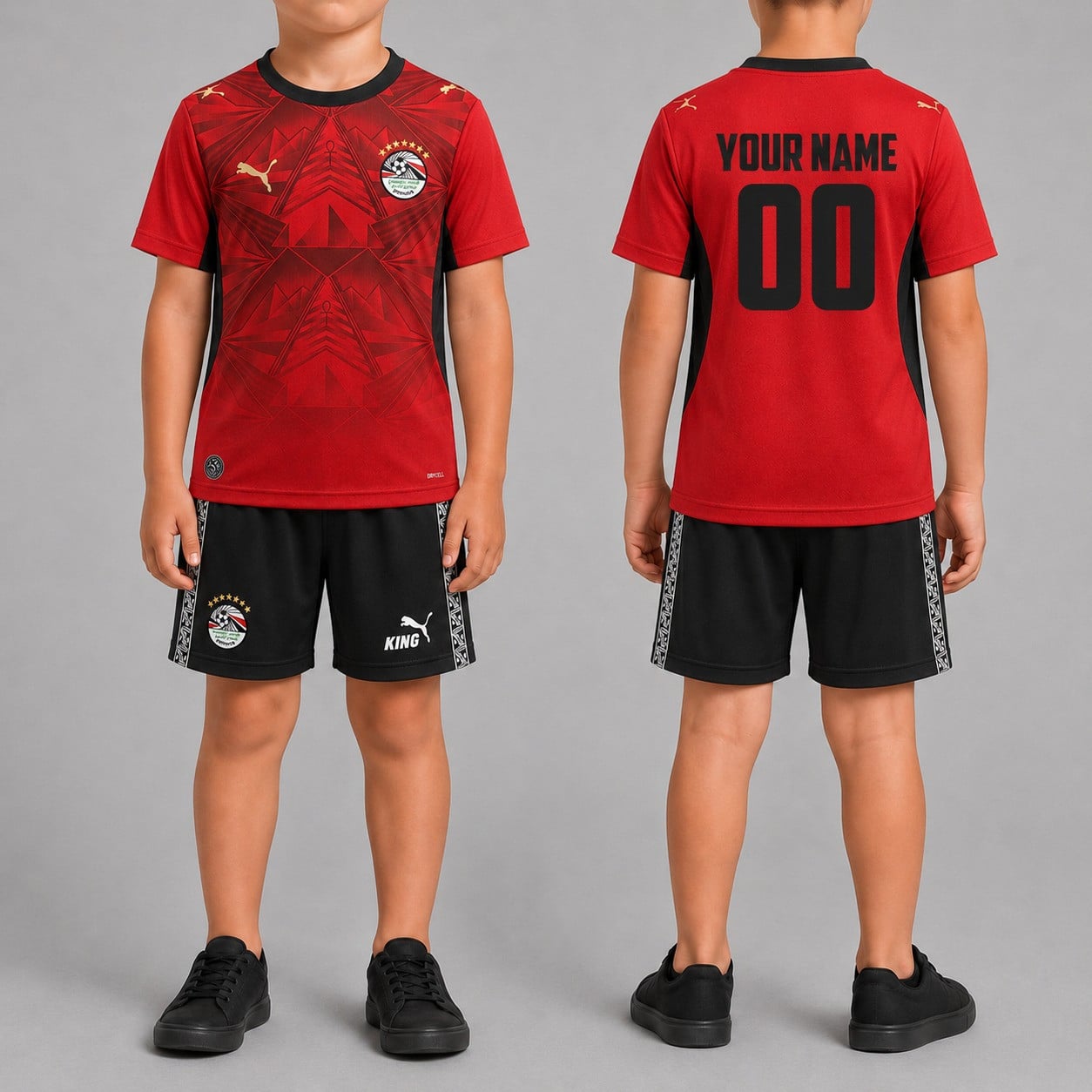 Egypt World Cup 2026 Home Kits For Kid