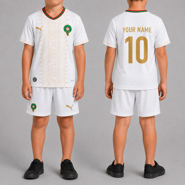 Morocco World Cup 2026 Away Kits For Kid