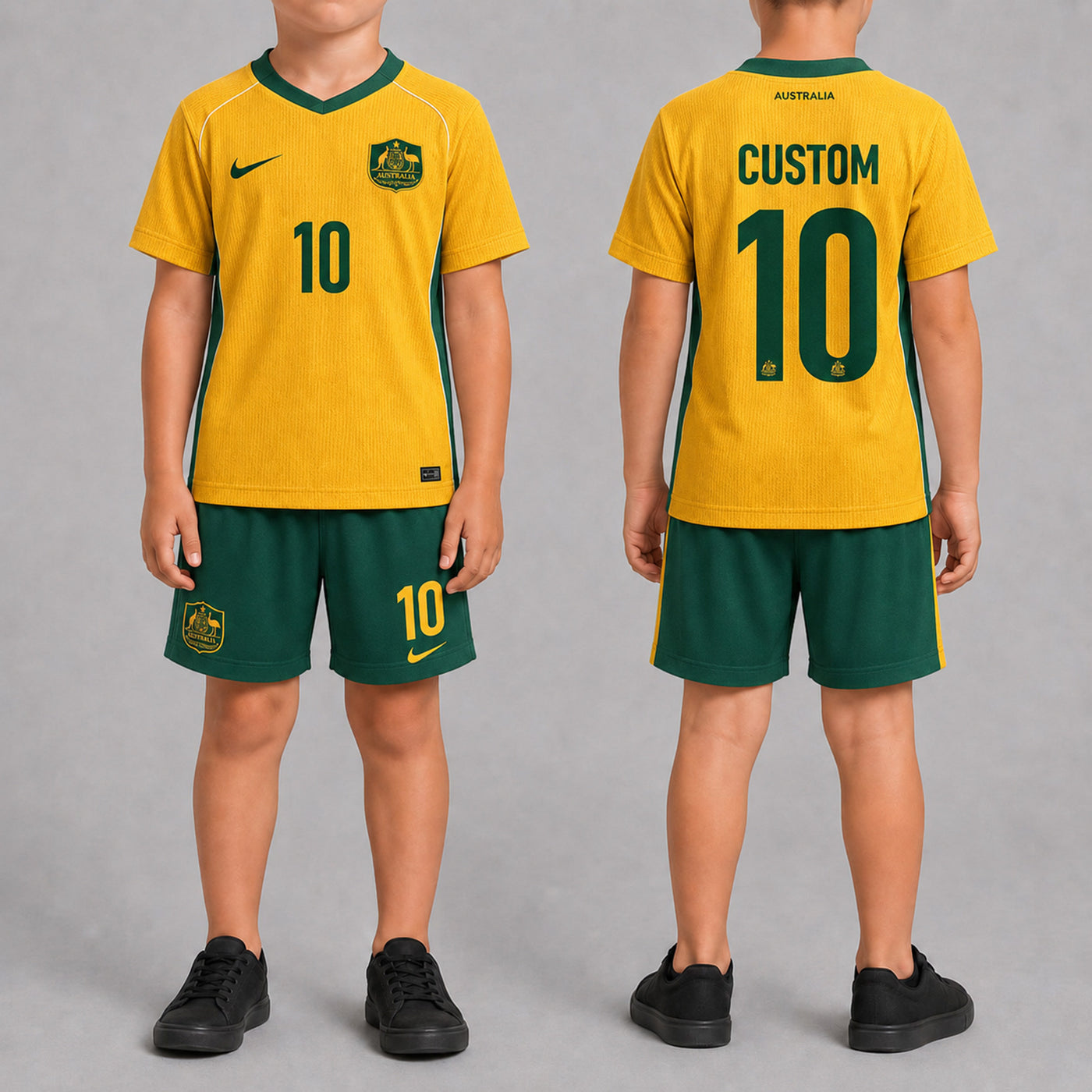 Australia World Cup 2026 Home Kits For Kid