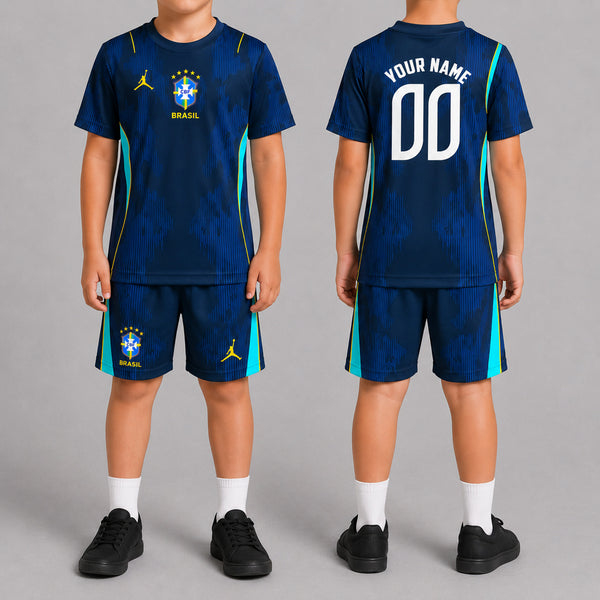 Brazil World Cup 2026 Away Kits For Kid