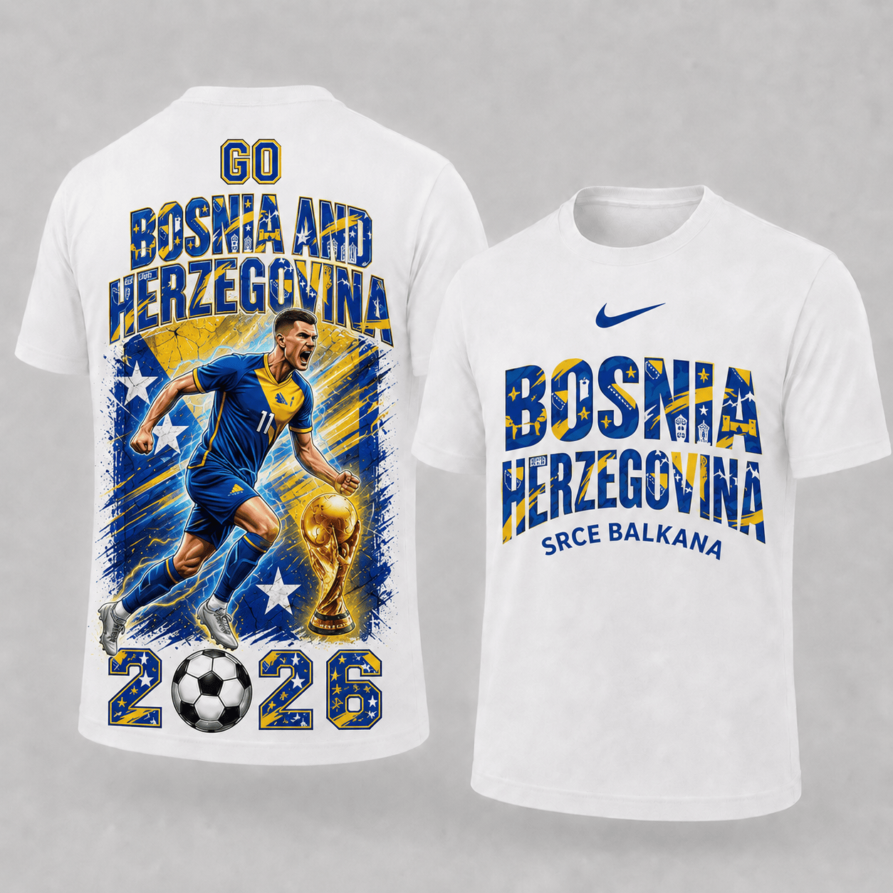 Bosnia and Herzegovina World Cup 2026 Fan T-Shirt
