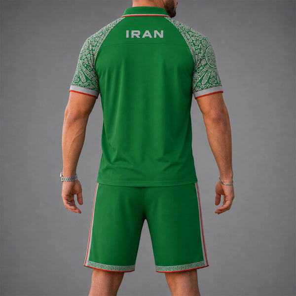 Iran World Cup 2026 Polo Short Set PVT015