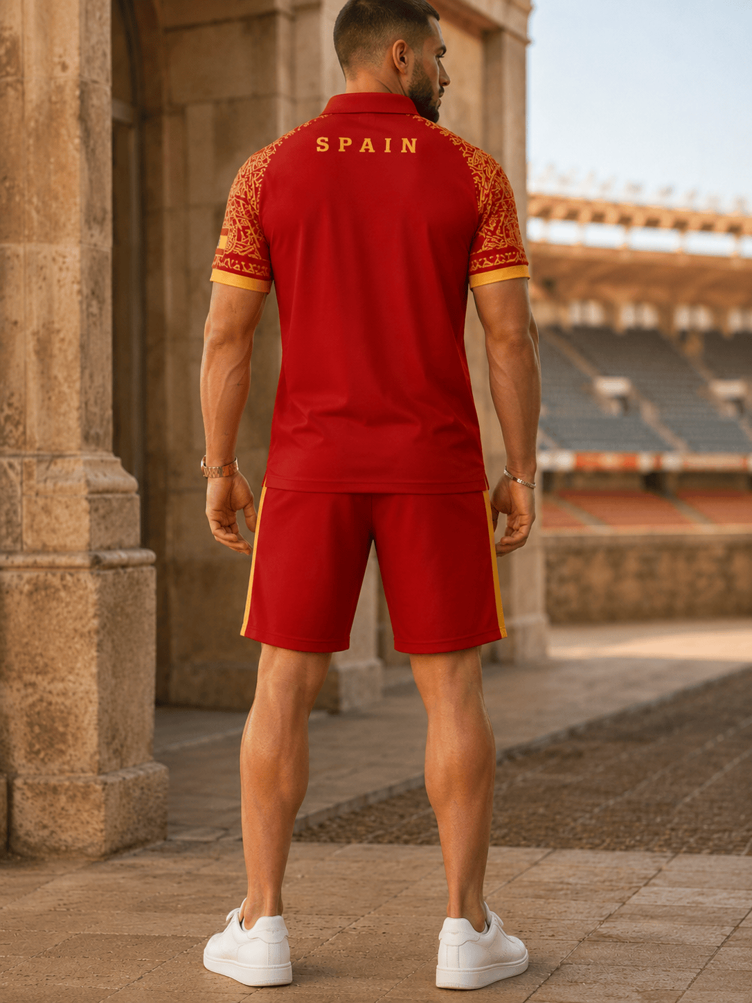 Spain World Cup 2026 Polo Short Set PVT015