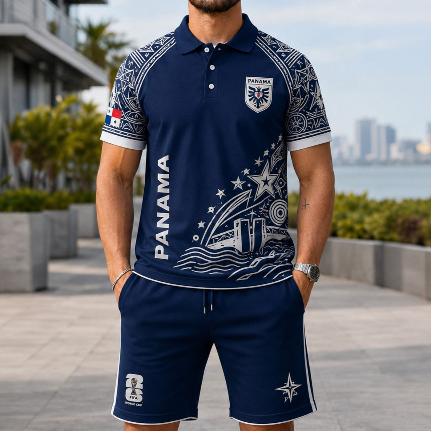 Panama World Cup 2026 Polo Short Set PVT015
