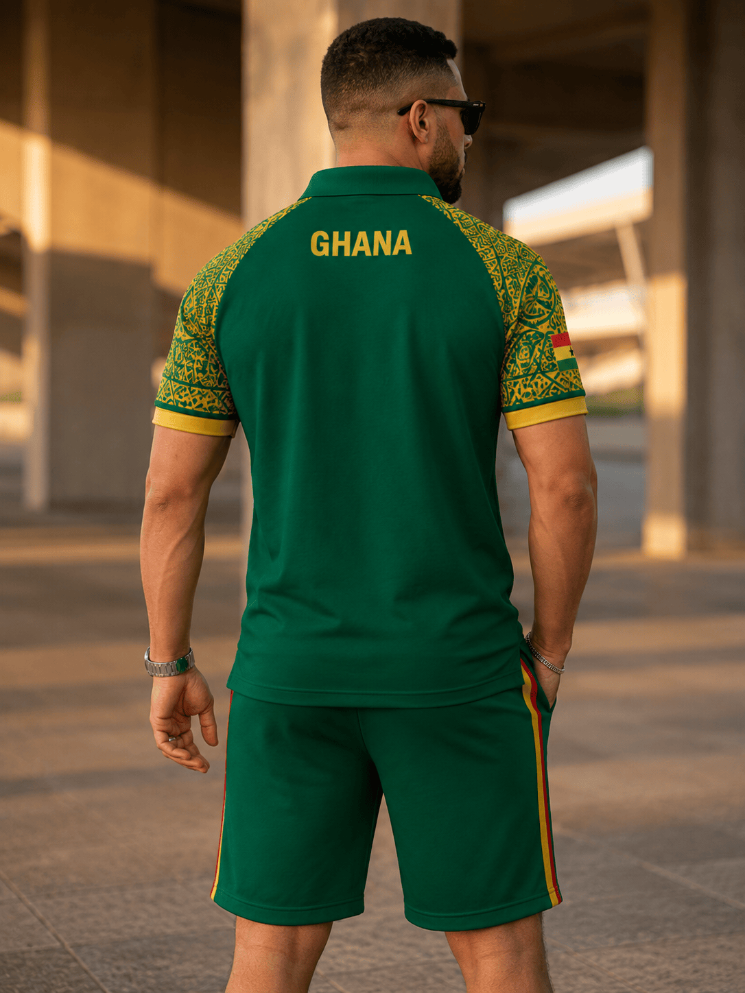 Ghana World Cup 2026 Polo Short Set PVT015