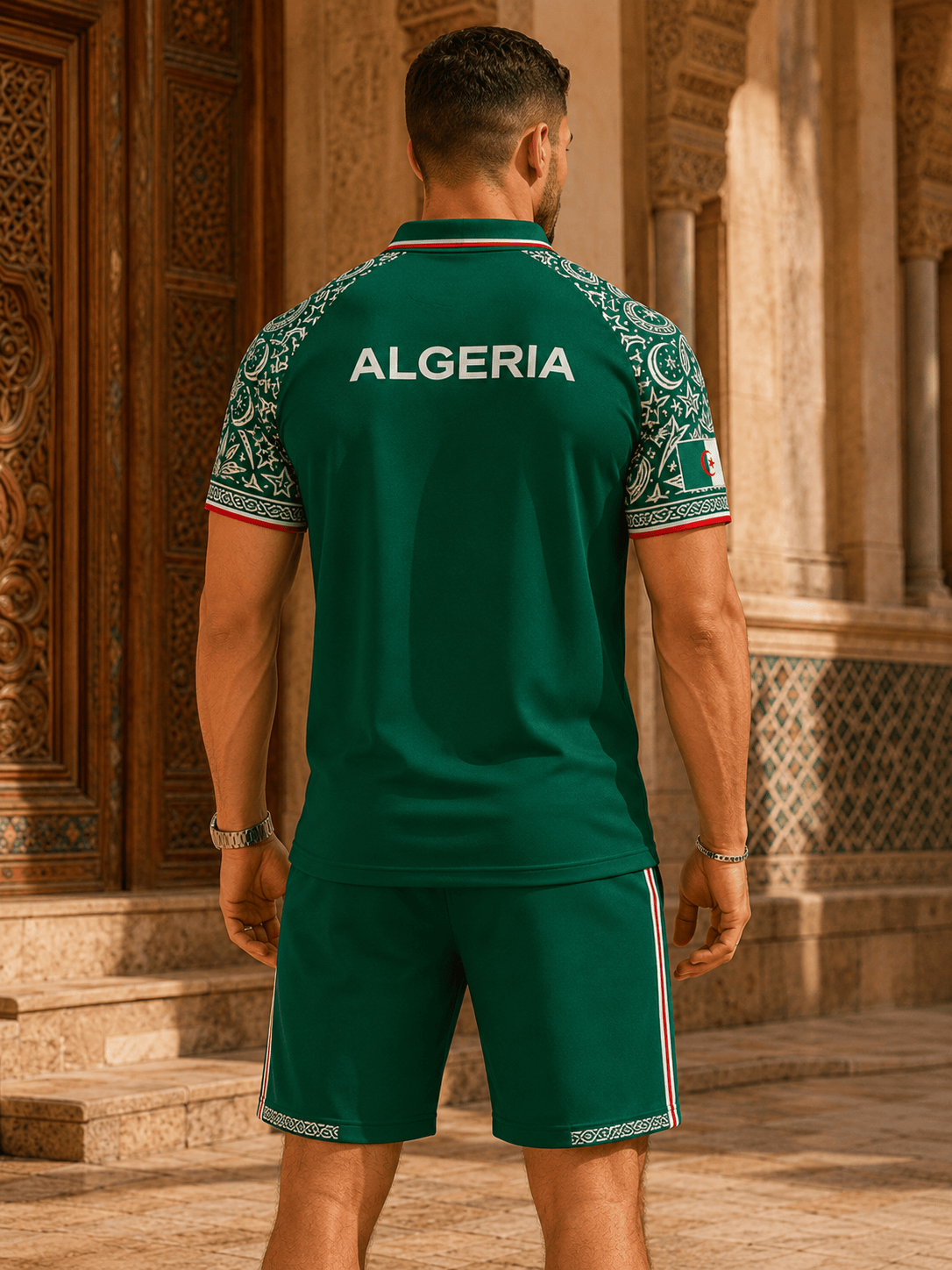 Algeria World Cup 2026 Polo Short Set PVT015