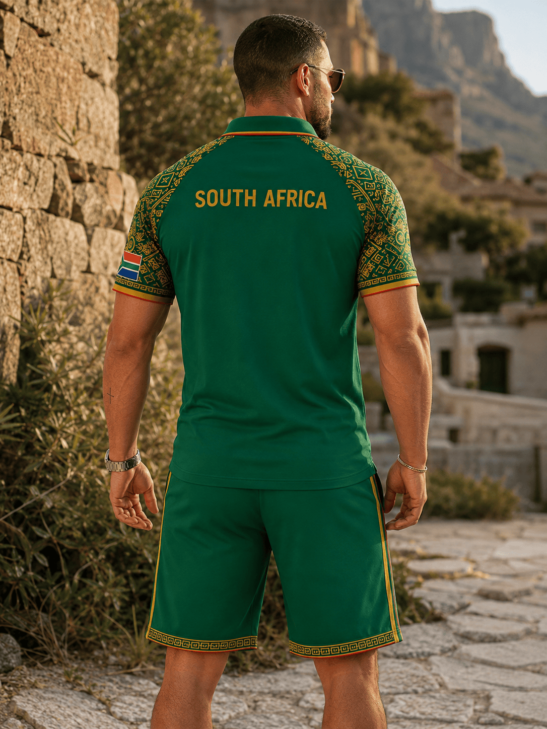 South Africa World Cup 2026 Polo Short Set PVT015