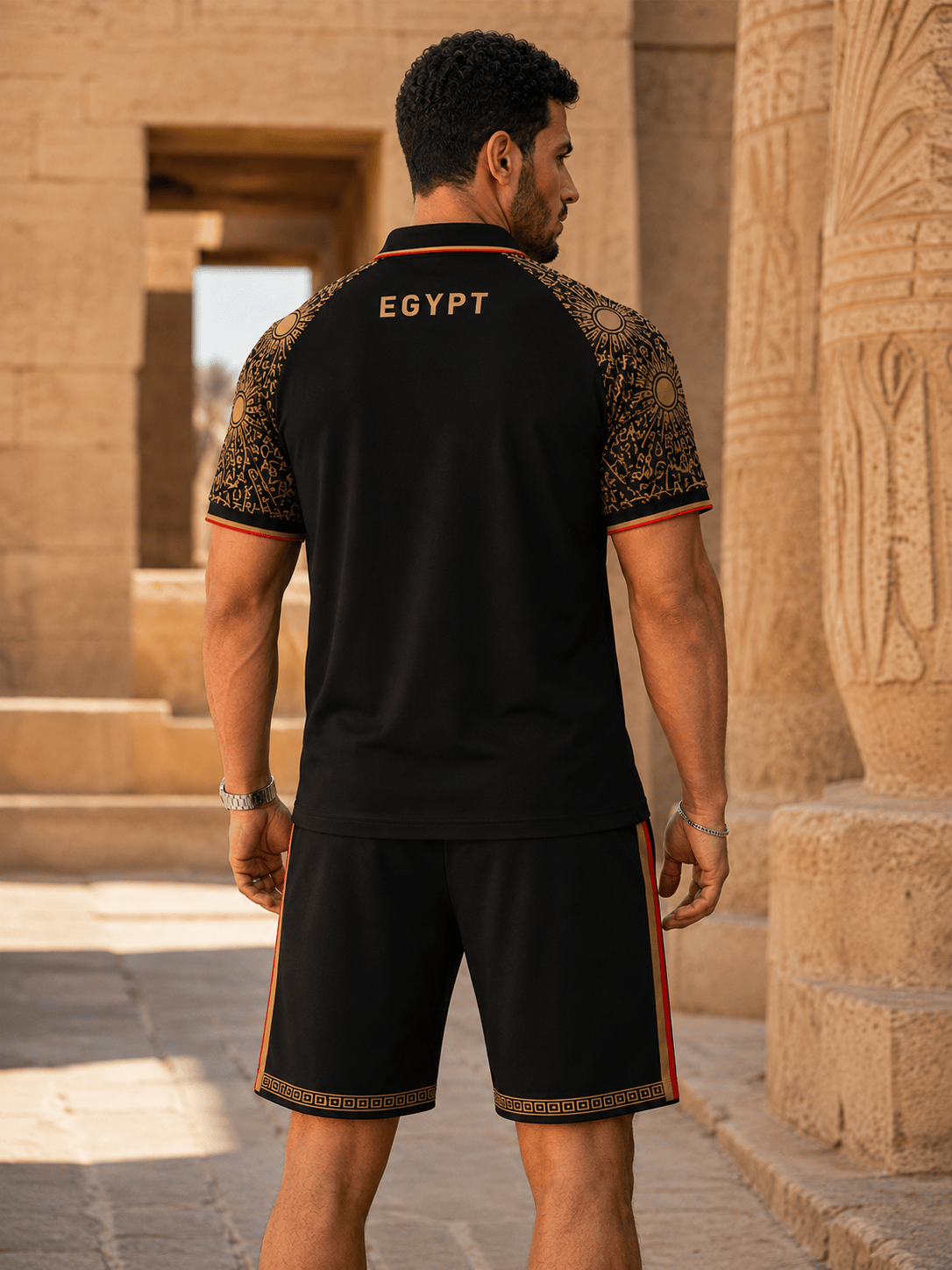Egypt World Cup 2026 Polo Short Set PVT015