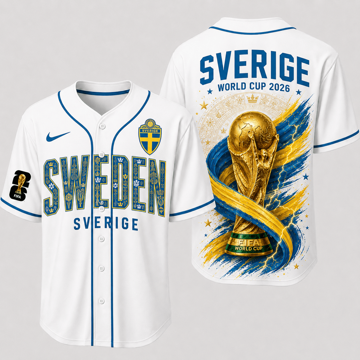 Sweden World Cup 2026 Premium Jersey PVT016