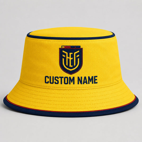 Ecuador Home FIFA World Cup 2026 Bucket Hat PVT019