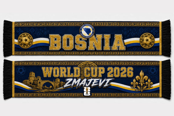 Bosnia and Herzegovina World Cup 2026 Scarf PVT020