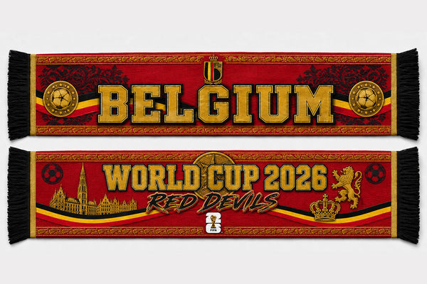 Belgium World Cup 2026 Scarf PVT020
