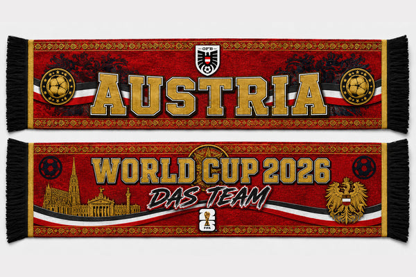 Austria World Cup 2026 Scarf PVT020