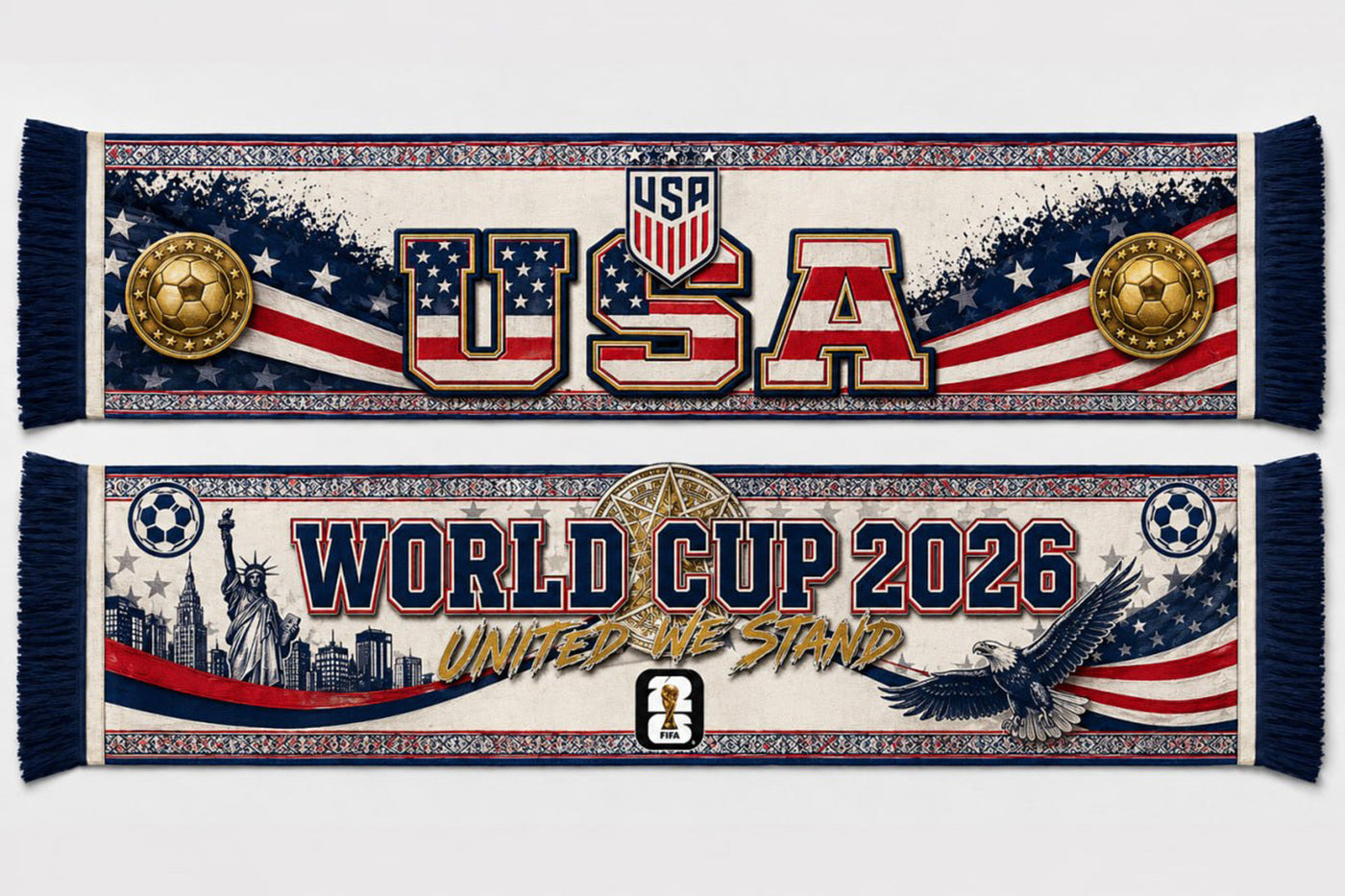 USA World Cup 2026 Scarf PVT020